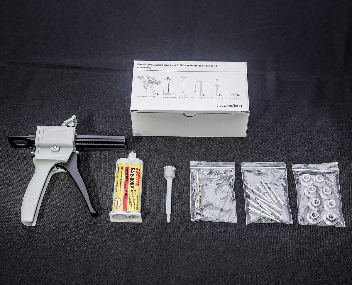 SilverRocket 718 Cayman Roll Cage Anchor Kit (7075-T6 Aluminum)