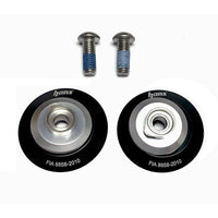 Thumbnail for Close-up view of black HANS post anchors with tether attachment points