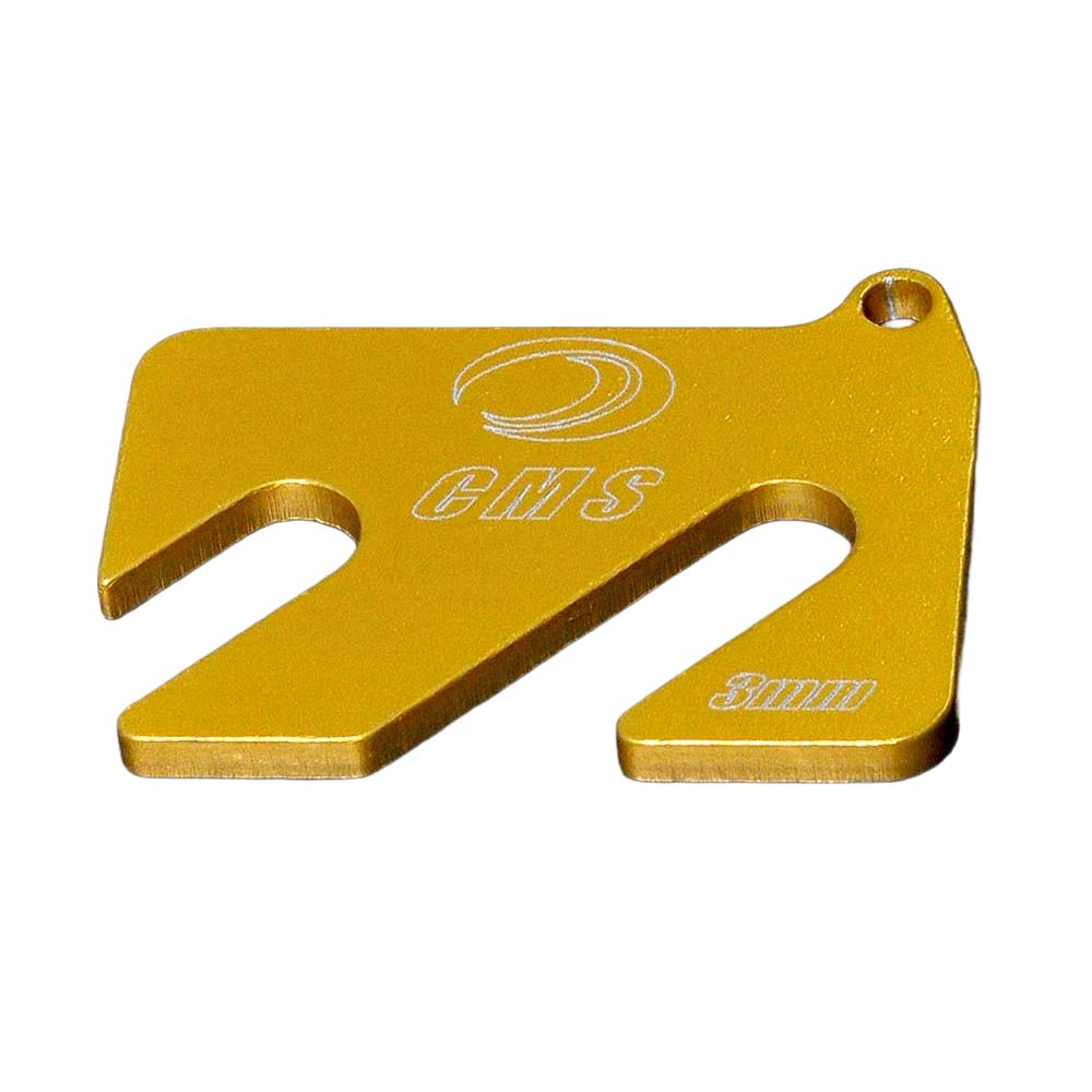 Porsche lower control arm shims anodized gold for long life