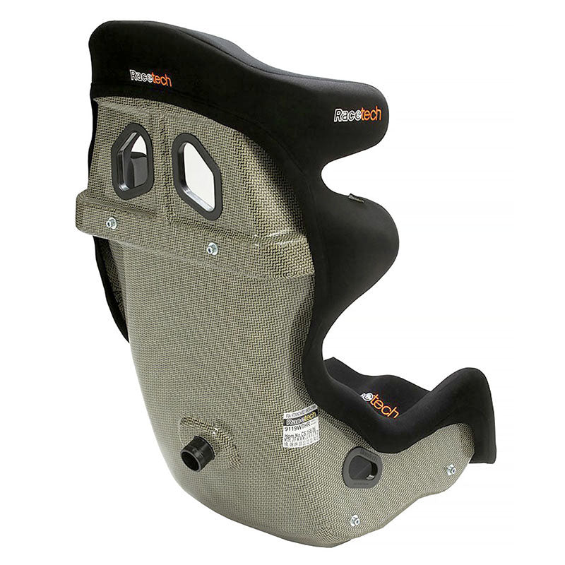 The Racetech RT9119 ultra light weight racing seat has air ducting technology to keep racing drivers cool.