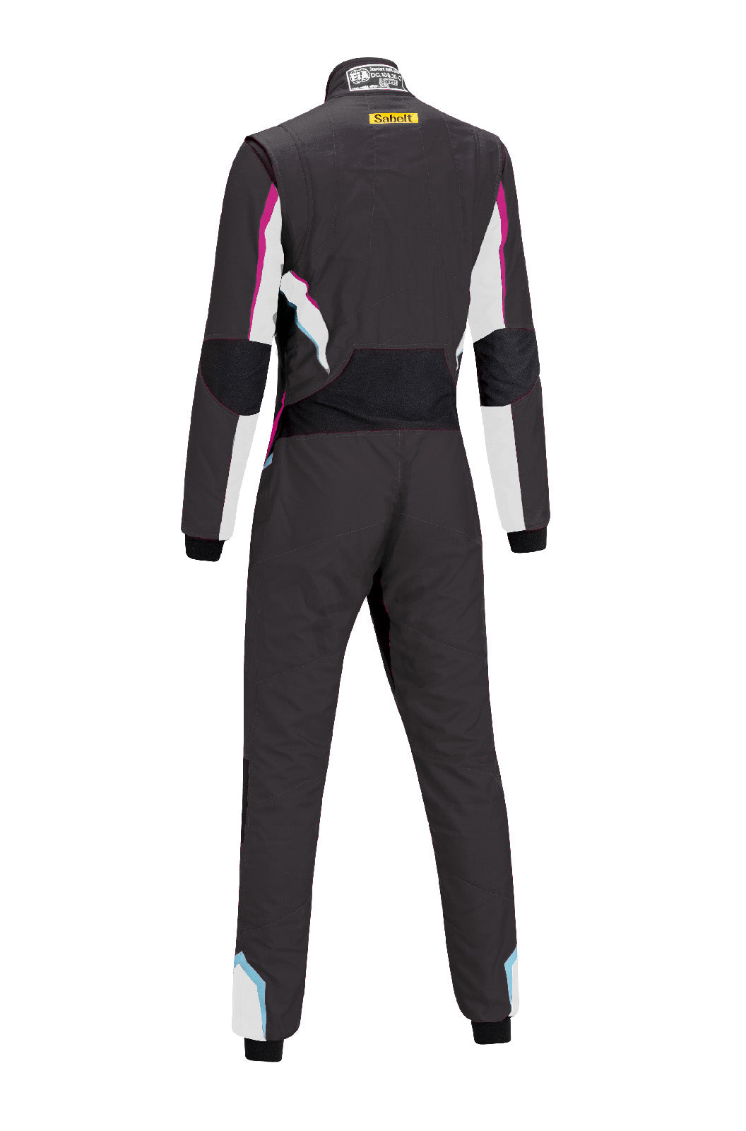 Sabelt Hero Superlight Womens TS-10 Race Suit Black / Pink Back Image