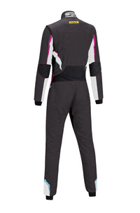 Thumbnail for Sabelt Hero Superlight Womens TS-10 Race Suit Black / Pink Back Image