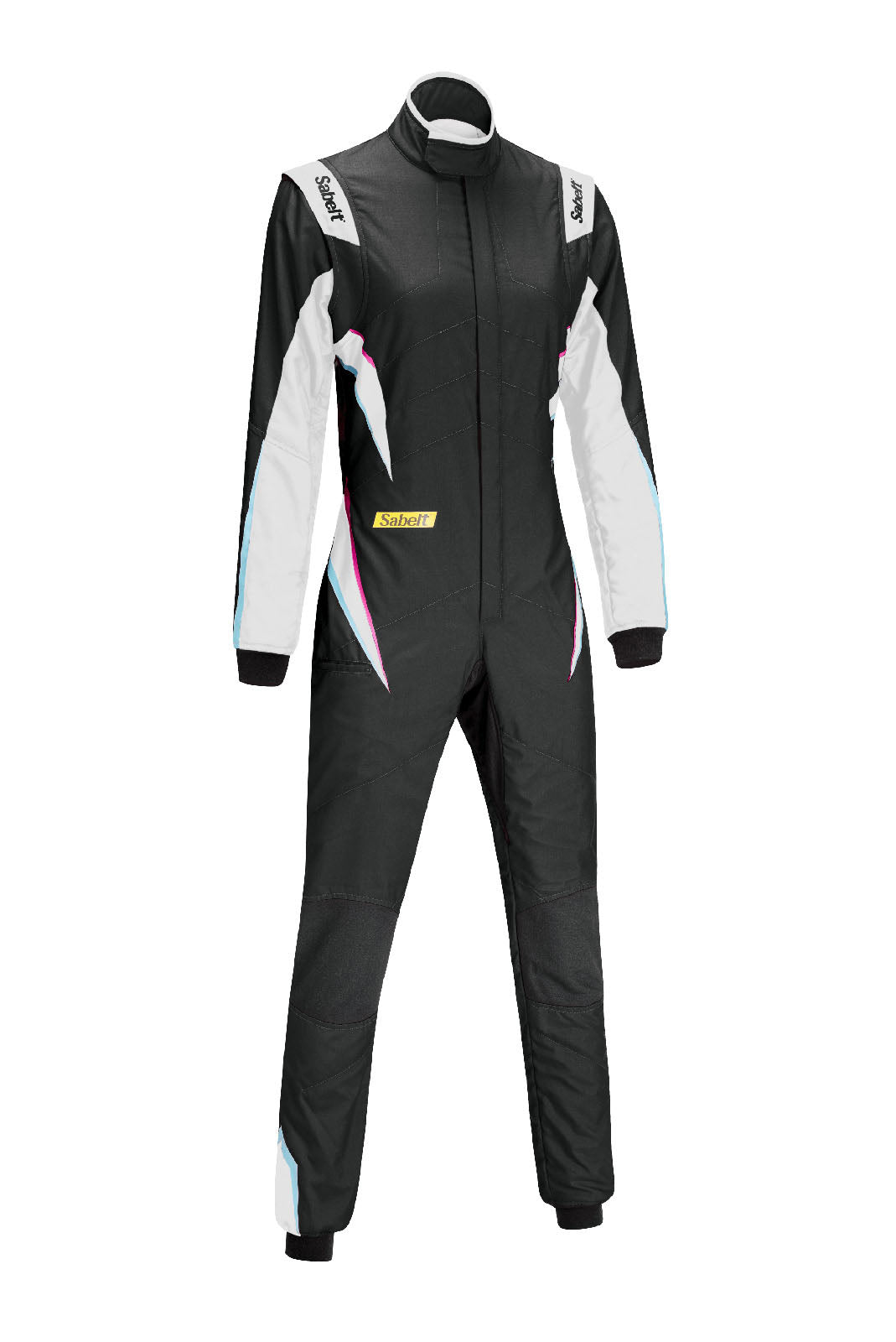Sabelt Hero Superlight Womens TS-10 Race Suit Black / White Front Image