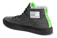 Thumbnail for Close-up of Sparco Futura driving shoes highlighting the durable Velcro strap and breathable mesh panels.