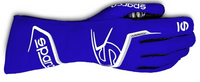 Thumbnail for Sparco Arrow-K Kart Racing Glove - Blue / White 002557BMBI Front Image
