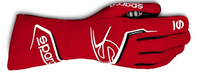 Thumbnail for Sparco Arrow-K Kart Racing Glove - Red / White 002557RSBI Front image