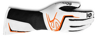 Thumbnail for Sparco_Tide-K_Kart_Racing_Glove-White_Orange_00286NRAF_Front_Image