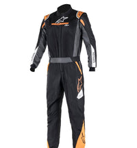 Thumbnail for Alpinestars Atom Graphic Fire Suit Bootcut Black / orange Front Image