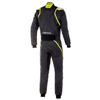 Thumbnail for Alpinestars GP Race v2 Race Suit Black / Yellow Back  Image