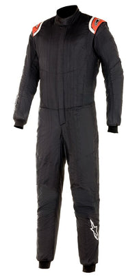 Thumbnail for Alpinestars Hypertech v2 Race Suit - Competition Motorsport Black / red Front Image