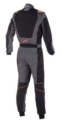 Thumbnail for Alpinestars KMX-3 v2 Kart Racing Suit Black / orange Rear Image