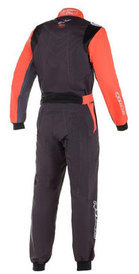 Thumbnail for Alpinestars KMX-9 v2 Graphic 1 Kart Racing Suit - Competition MotorsportAlpinestars KMX-9 v2 Graphic 1 Kart Racing Suit Black / Red Rear Image
