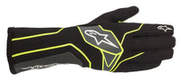 Thumbnail for alpinestars-tech-1-k-v2-karting-gloves-Black/Yellow_Image
