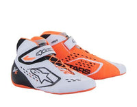 Thumbnail for alpinestars-tech-1-kx-v2-karting-shoes-White/Orange_Image