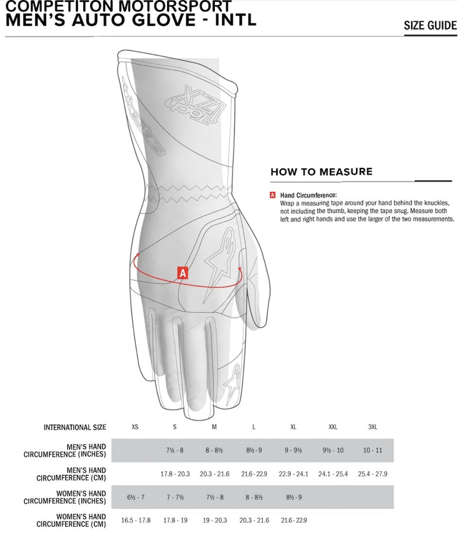 Alpinestars Tech-1 Start v3 Nomex Gloves - Competition Motorsport