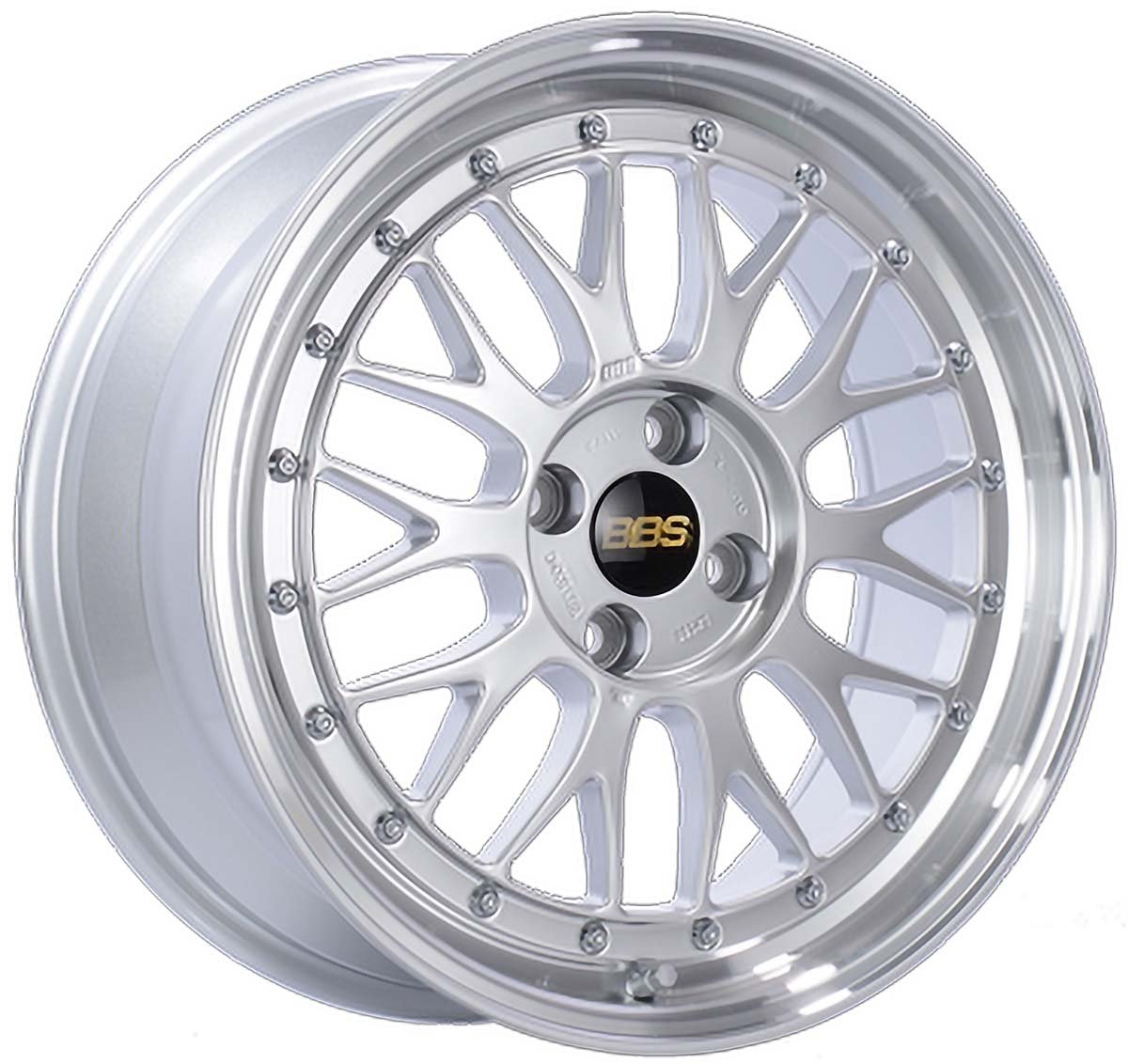 BBS LM Two-Piece Forged Wheel in Diamond Silver Finish