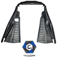 Thumbnail for C3 Carbon Ferrari 458 Carbon Fiber Engine Trim - Competition Motorsport