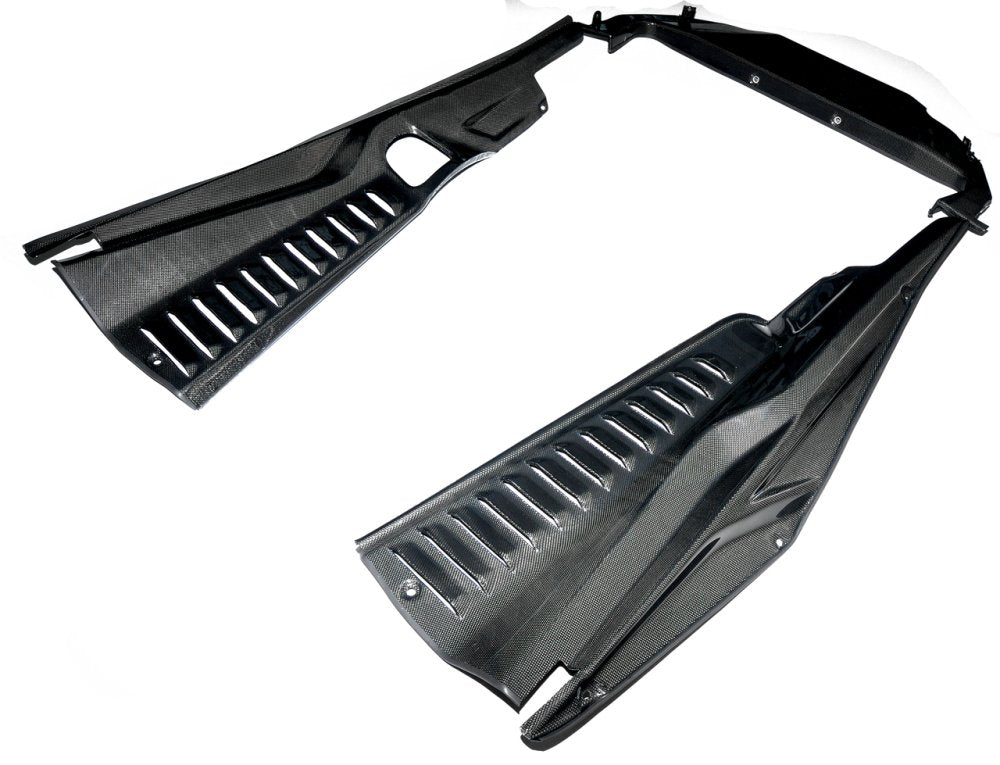 C3 Carbon Ferrari 458 Carbon Fiber Engine Trim - Competition Motorsport