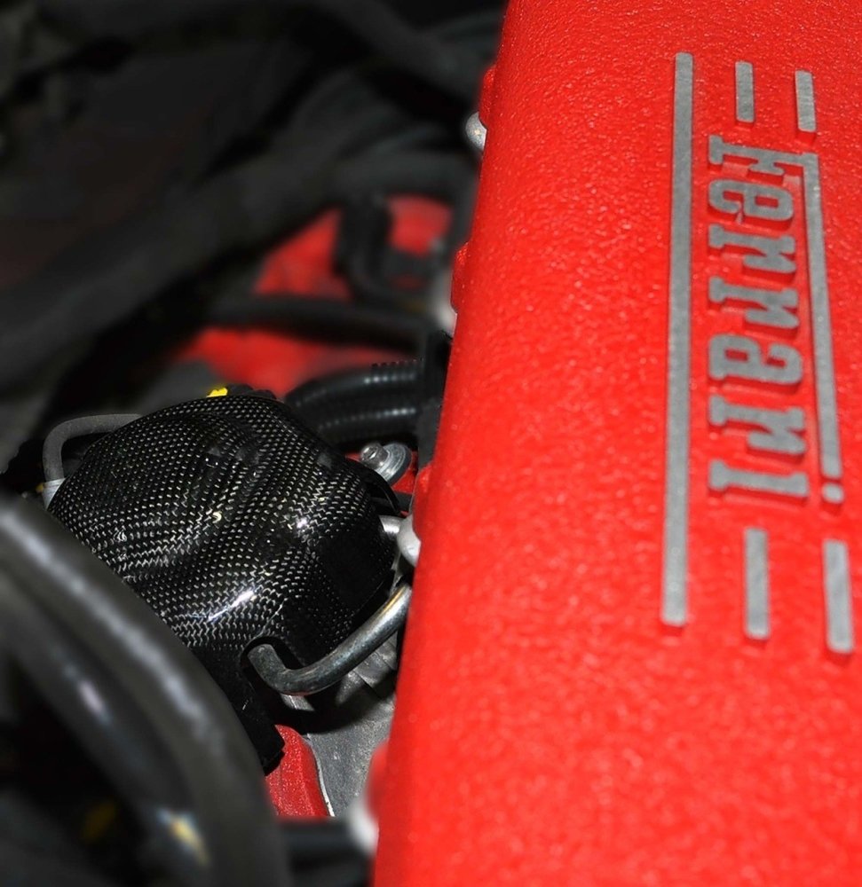 C3 Carbon Ferrari 458 Carbon Fiber Fuel Pump Covers - Competition Motorsport