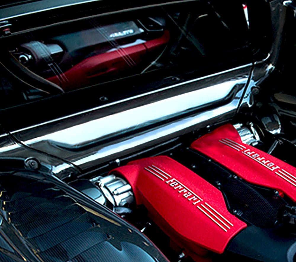 C3 Carbon Ferrari 488 GTB Carbon Fiber Firewall Panel - Competition Motorsport
