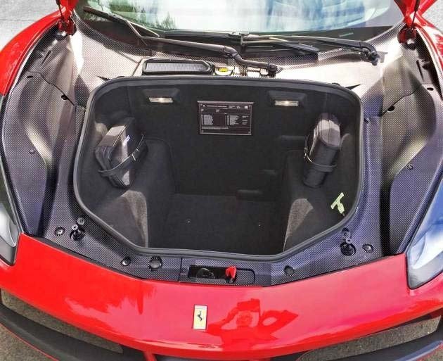 C3 Carbon Ferrari 488 GTB-Spider Carbon Fiber Front Trunk - Competition Motorsport