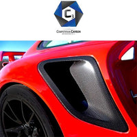 Thumbnail for C3 Carbon Porsche 997 Turbo Carbon Fiber Side Intakes - Competition Motorsport