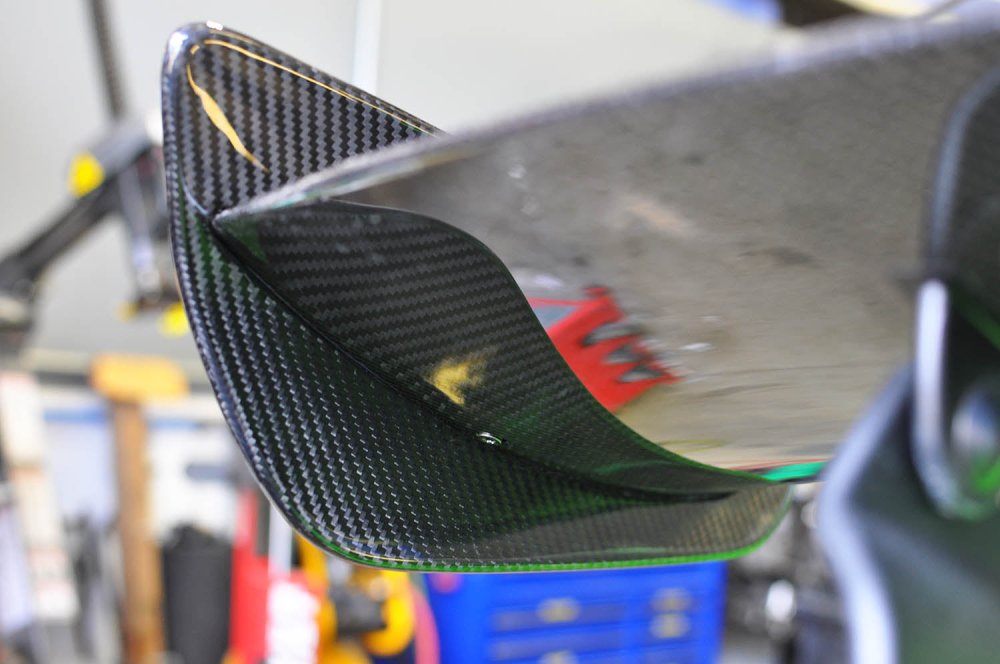 C3 Carbon Porsche GT3 RS Carbon Fiber Rear Wing End Plates - Competition Motorsport