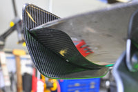Thumbnail for C3 Carbon Porsche GT3 RS Carbon Fiber Rear Wing End Plates - Competition Motorsport