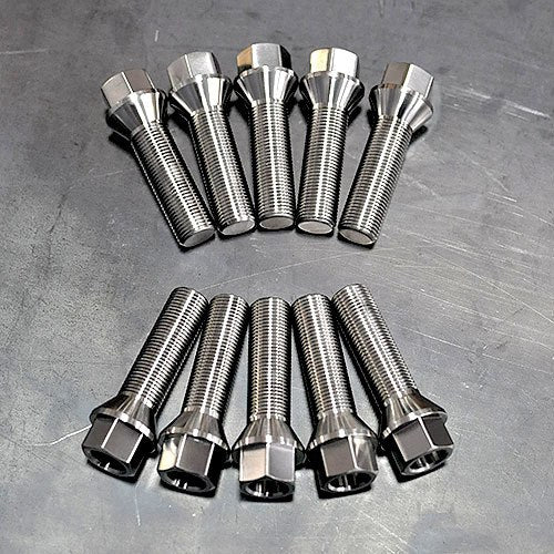 CMS Titanium BMW Lug Bolts (Set of 10) - Competition Motorsport