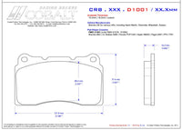 Thumbnail for Cobalt Corvette C7 Z07 (Z07 Carbon Ceramic Brakes w- Iron Disc) Brake Pads (Rear) - Competition Motorsport