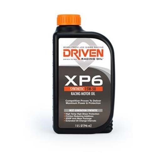 Driven XP6 Synthetic 15W-50 Racing Oil 1 Quart - Competition Motorsport