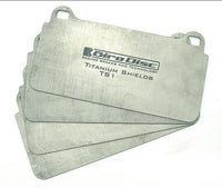 Thumbnail for Girodisc Titanium Brake Pad Shields for Corvette C7 Z07 - Competition Motorsport