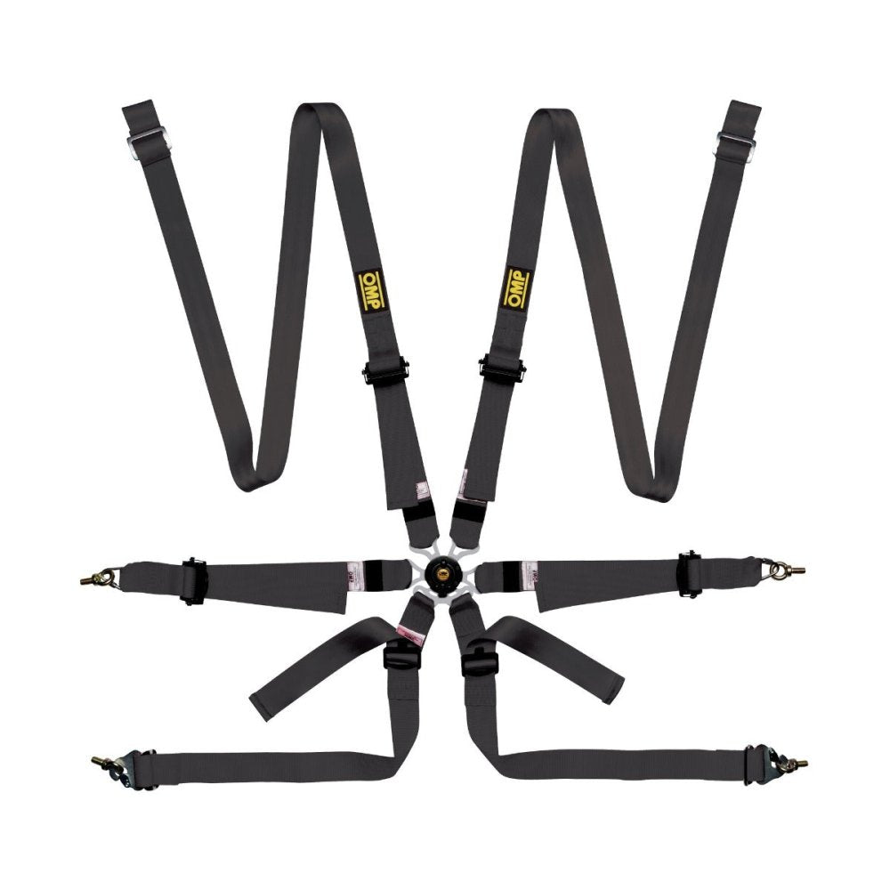 OMP ONE 2" Versa 6 Point Racing Harness - Competition Motorsport