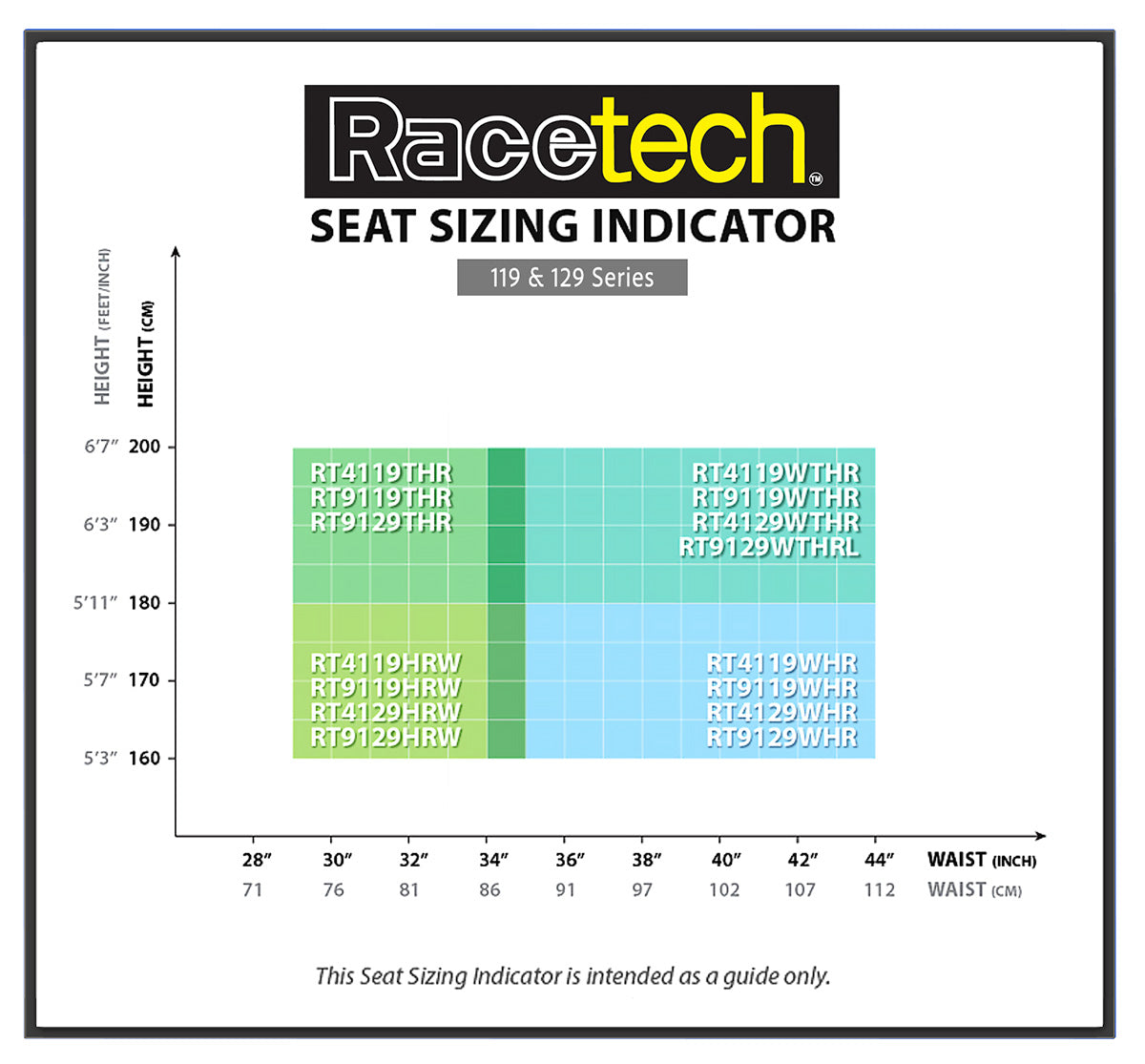 Racetech RT4119W Racing Seat