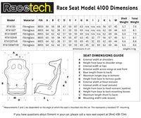 Thumbnail for Racetech RT4100HR Racing Seat