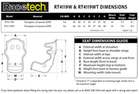 Thumbnail for Racetech RT4119W Racing Seat