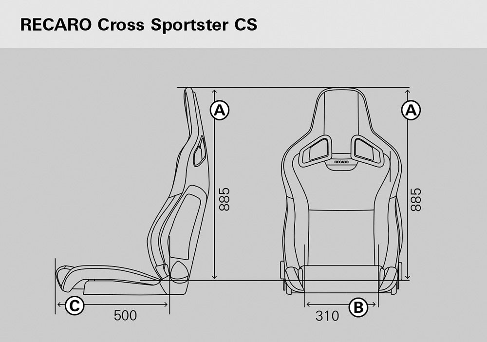 Recaro Cross Sportster CS Seats | One Pair