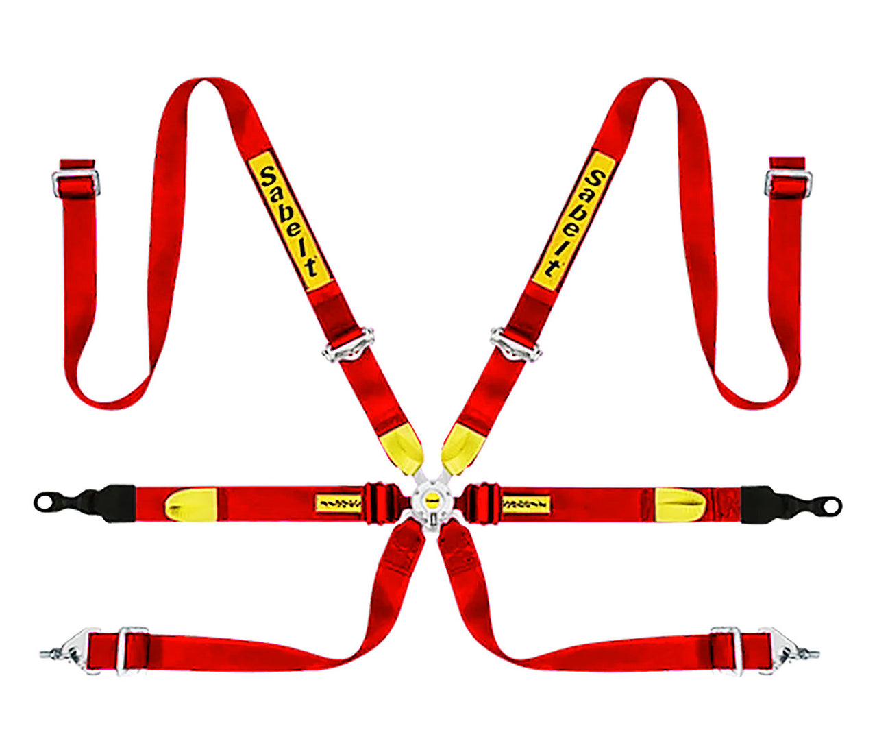 Sabelt Silver Series Enduro 6 Point Racing Harness | Porsche GT2/GT3/GT4