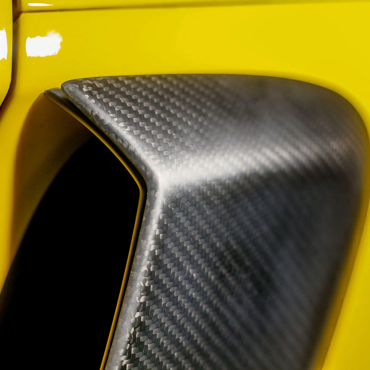 SilverRocket Dry Carbon Fiber Rear Side Air Intake Covers | Porsche GT4/GT4 RS