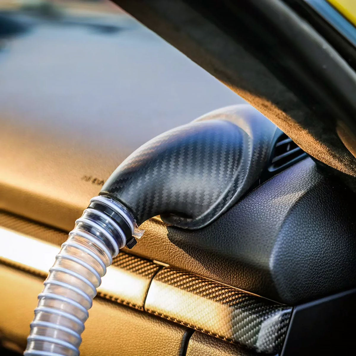 SilverRocket Dry Carbon Fiber Enduro Forced Air Vent Adapter