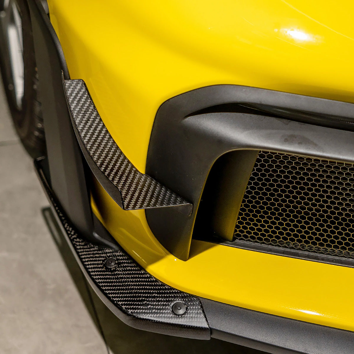 SilverRocket Dry Carbon Fiber Clubsport Dive Plane & Lower Side Spoiler Pack
