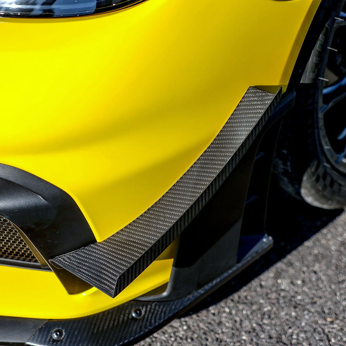 SilverRocket Dry Carbon Fiber Pro Dive Planes | Porsche 718 GT4 RS