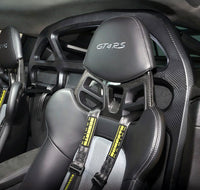Thumbnail for SilverRocket Dry Carbon Fiber Roll Bar for Porsche Cayman 718/981 | FIA Certified