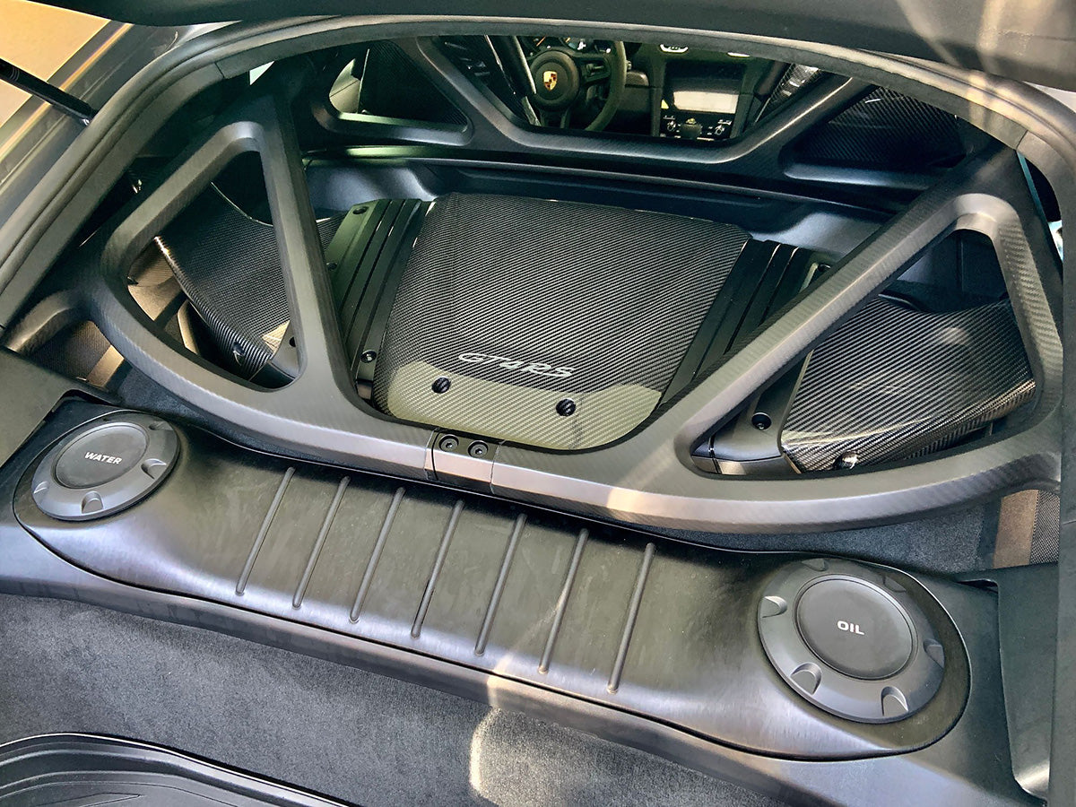 SilverRocket Dry Carbon Fiber Roll Bar for Porsche Cayman 718/981 | FIA Certified