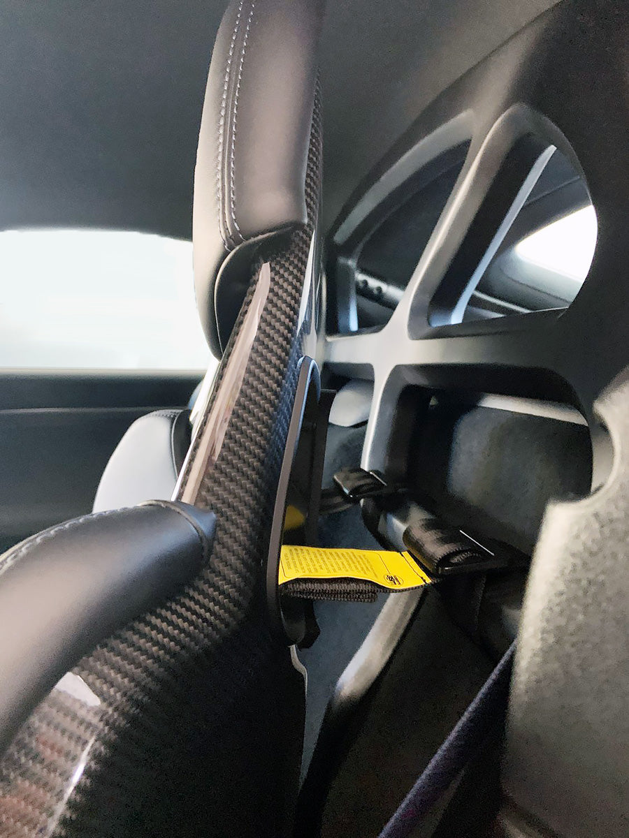 SilverRocket Dry Carbon Fiber Roll Bar for Porsche Cayman 718/981 | FIA Certified
