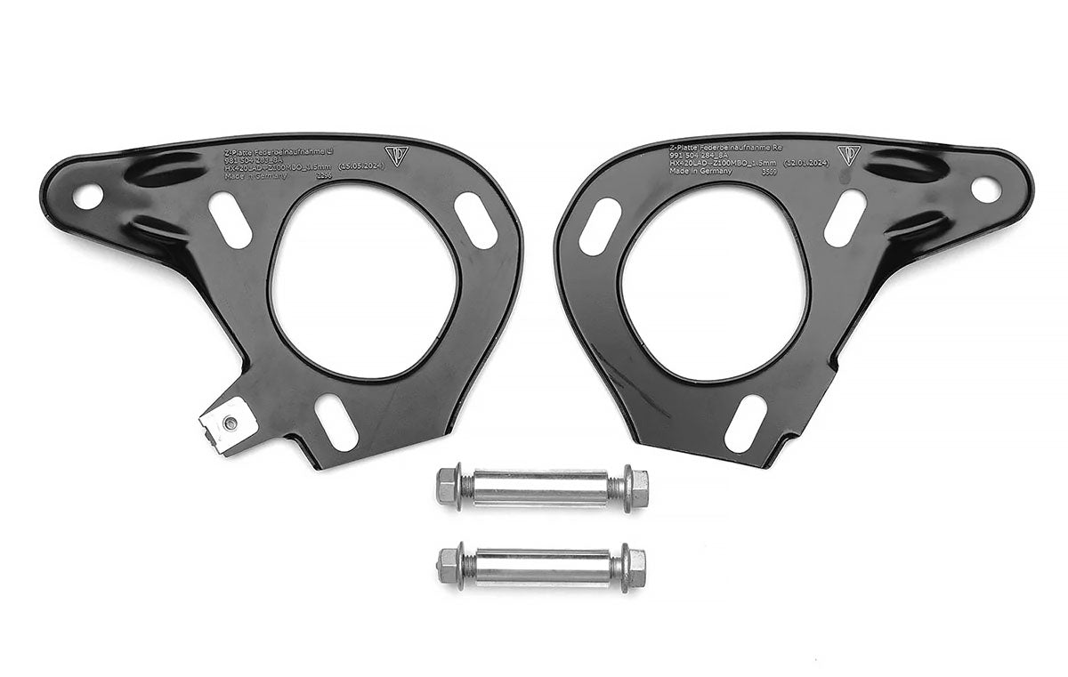 SilverRocket Custom Porsche Motorsport Front Strut Tower Reinforcement Plates