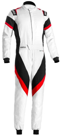 Thumbnail for Sparco Victory 2023 Race Suit FIA 8856-2018 White / Red Image