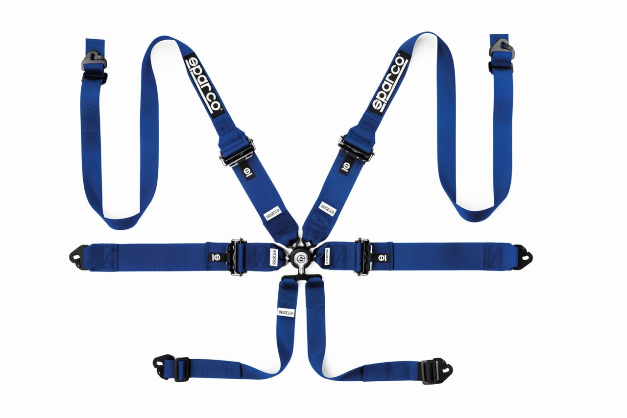 Sparco 6 Point Racing Harness (3"-2" Aluminum)
