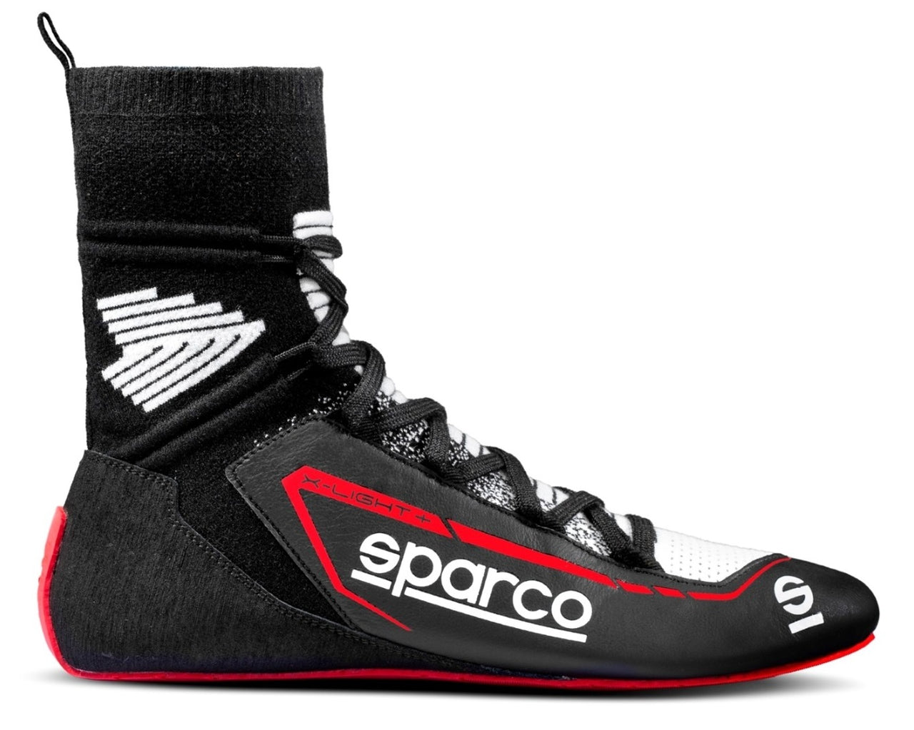 Sparco X-Light+ Racing Shoes Black / Red Image