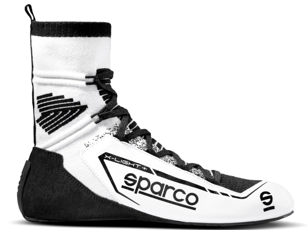 Sparco X-Light+ Racing Shoes White / Black Image